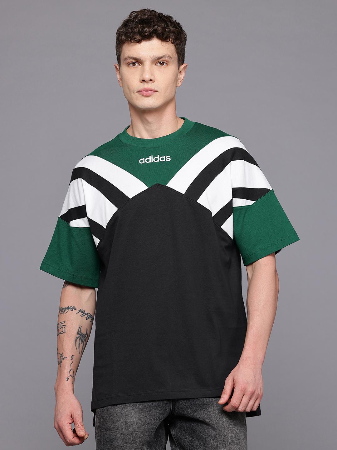 Buy ADIDAS Originals Graphic Printed Pure Cotton Archive Cutline T
