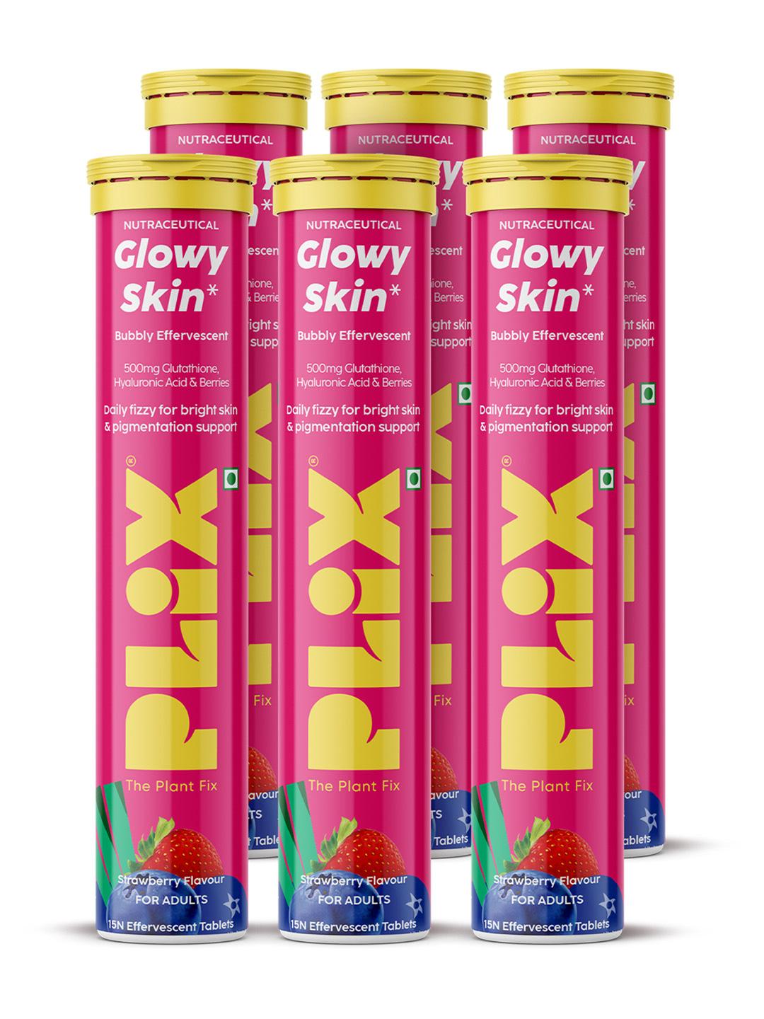 plix glutathione tablets dosage Buy THE PLANT FIX Set Of 6 Glowy Skin & Vitamin C, E -15 Tablets- Strawberry - Skin Supplements for Unisex 35449103 WHITENING SKIN GLUTATHIONE BLEND* Size:50 Capsule collagen booster