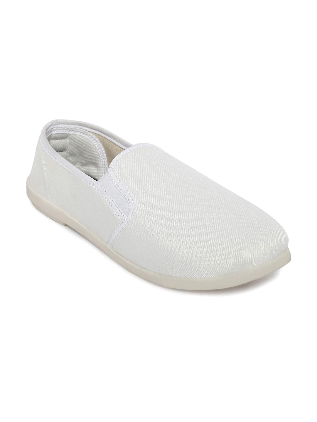 Buy SCENTRA Women White Slip-On Sneakers Casual Shoes for Women