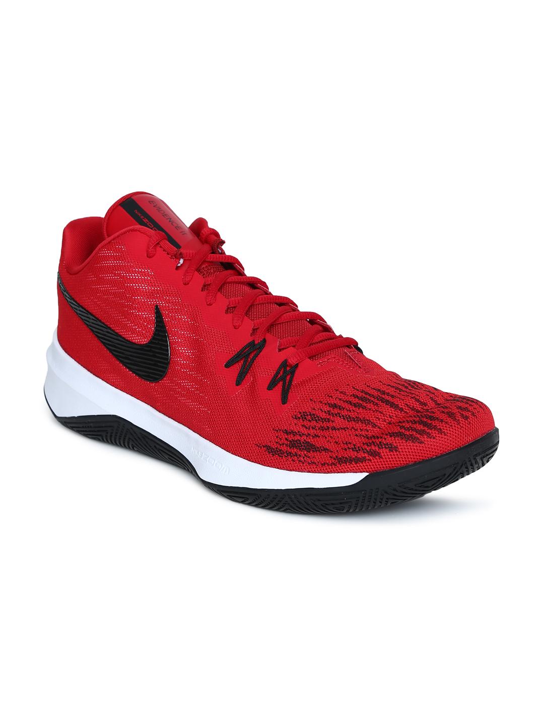 Buy Nike Men Red ZOOM EVIDENCE II Basketball Shoes Sports Shoes