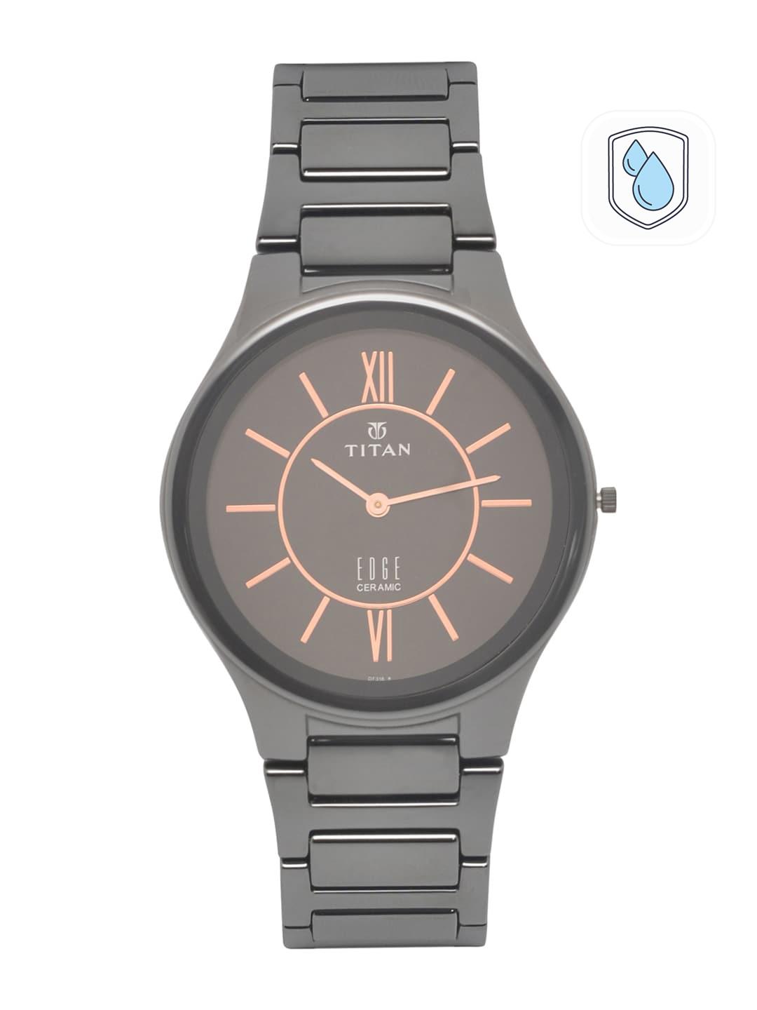 Buy Titan Edge Ceramics Men Brown Analogue watch NL1696NC01