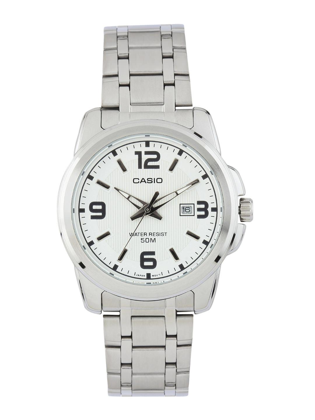 Buy Casio Enticer Men's MTP-1314D-7AVDF White Analog dial Metal
