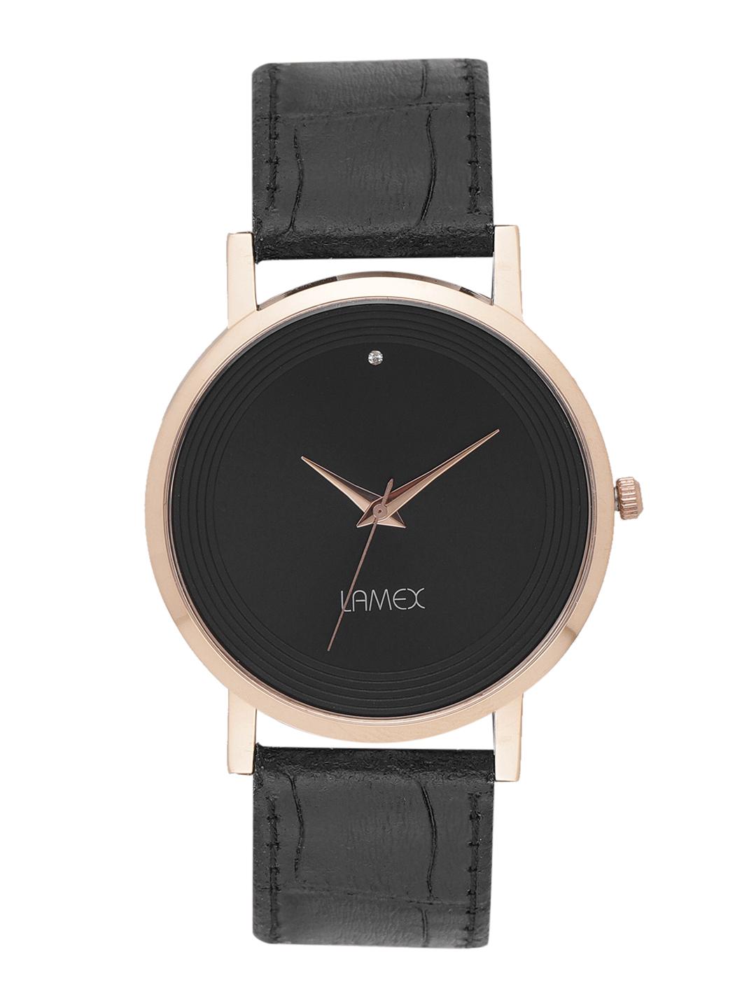 Buy LAMEX Men Black Analogue Watch ULTRA DLX 4539 - Watches for