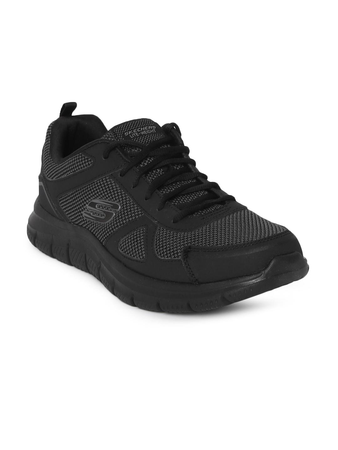 Buy Skechers Men Black Track Bucolo Sneakers Casual Shoes for