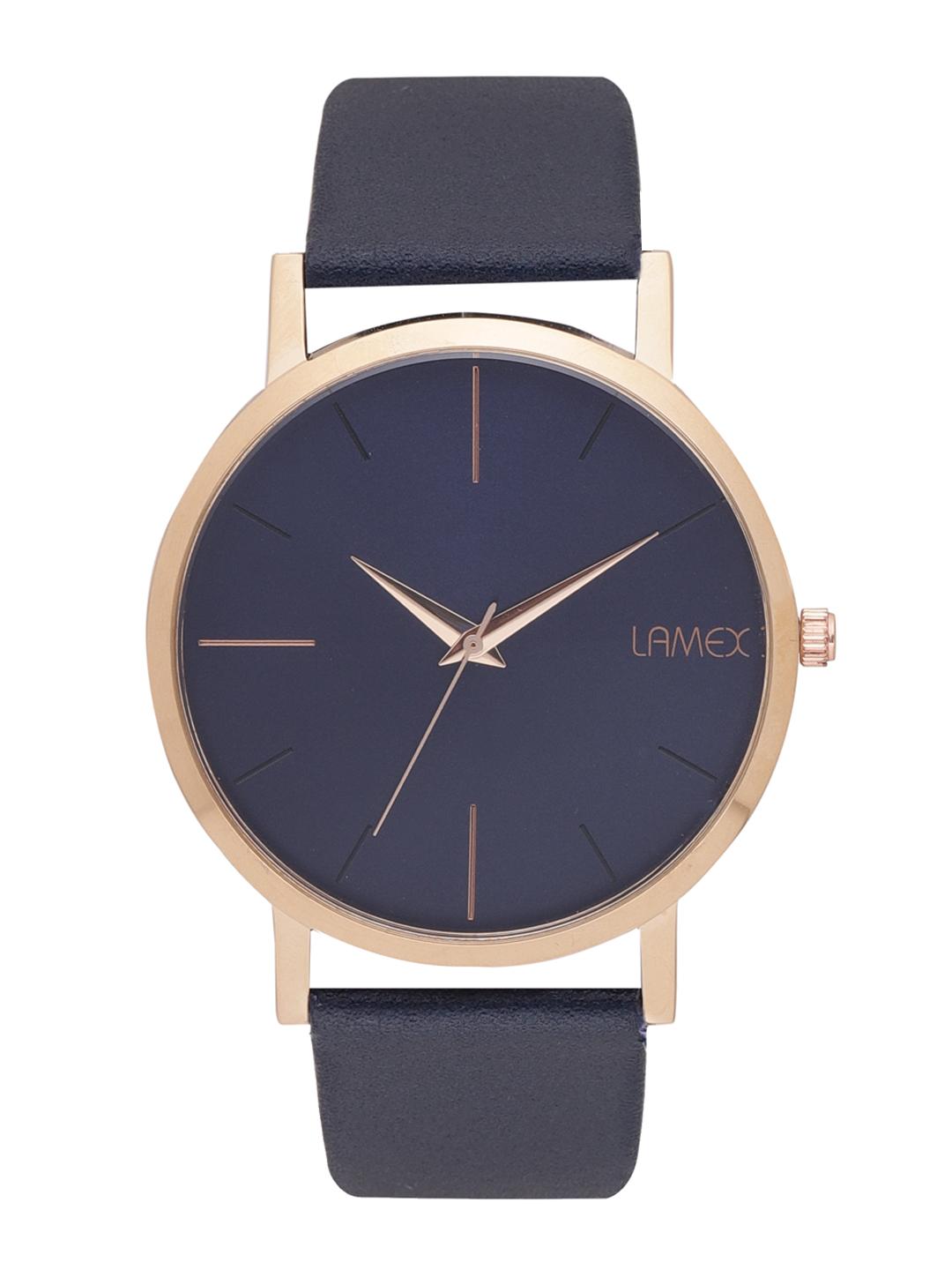 Buy LAMEX Men Navy Blue Analogue Watch INNOVADLX 5049 Watches