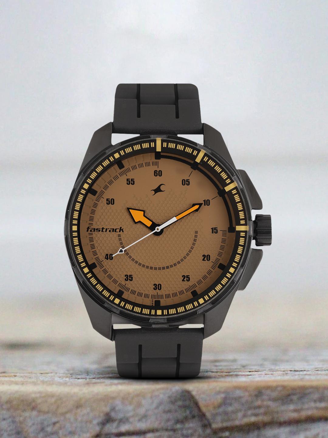 Fastrack Men Brown Analogue Watch NK3084NP01_OR