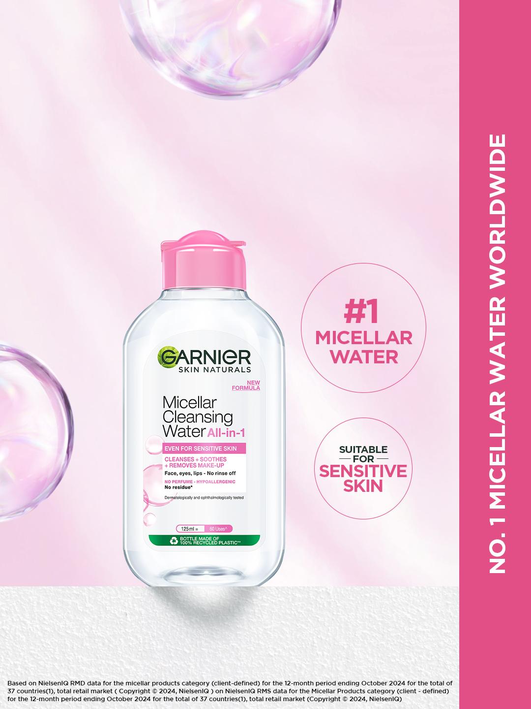 Garnier Micellar Gentle Cleanser & Makeup Remover 125ml - Image 1