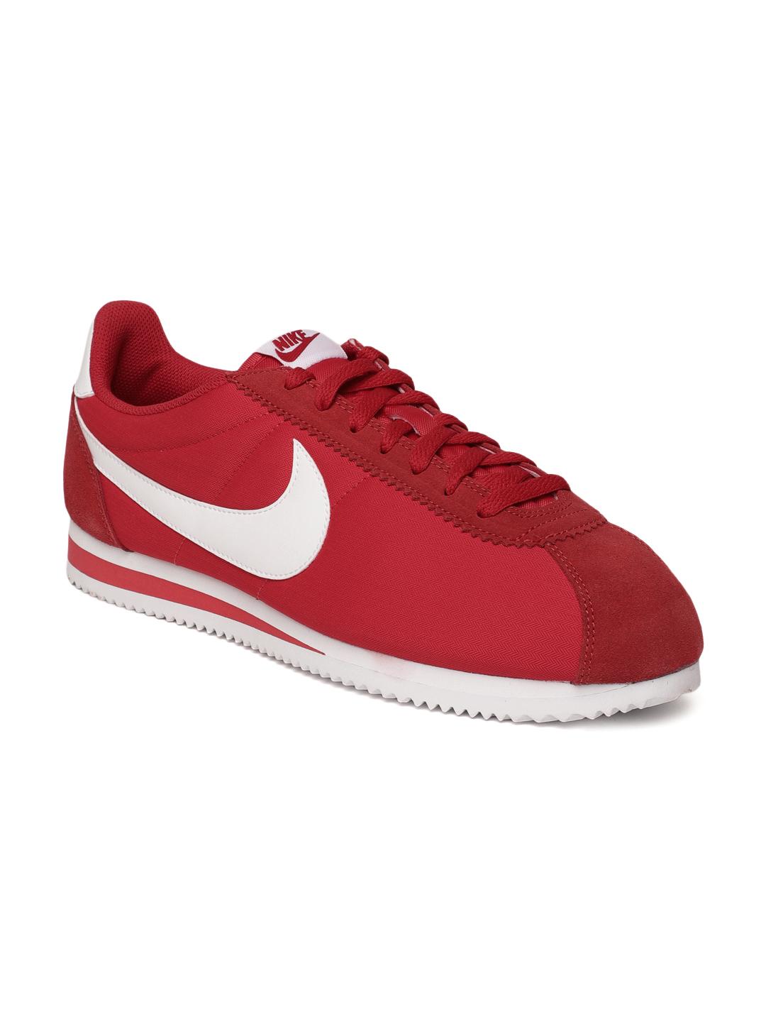 Buy Nike Men Red Classic Cortez Nylon Casual Shoes Casual Shoes