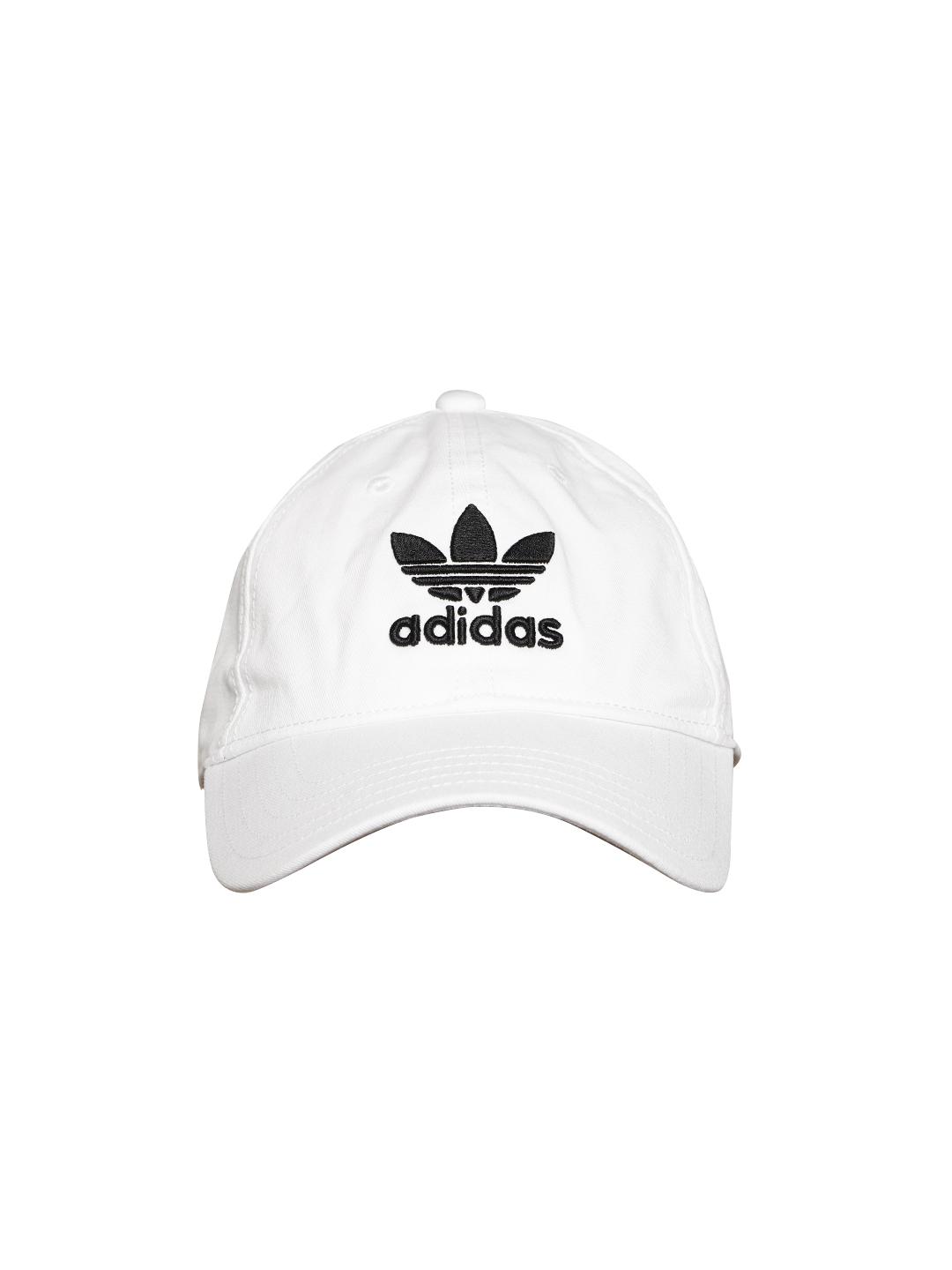 Buy ADIDAS Originals Unisex Off-White TREFOIL Solid Baseball Cap