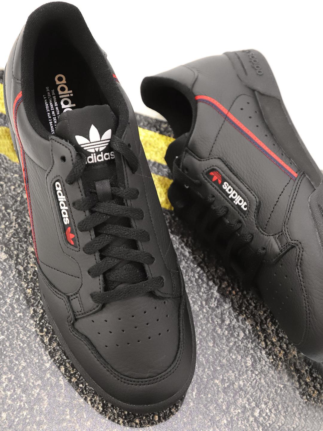 Buy ADIDAS Originals Men Black Continental 80 Sneakers Casual