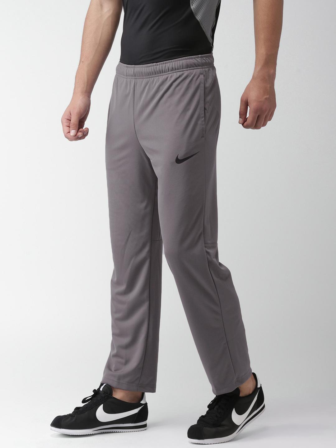 Buy Nike Men Charcoal Grey AS M NK PANT EPIC KNIT Standard Fit
