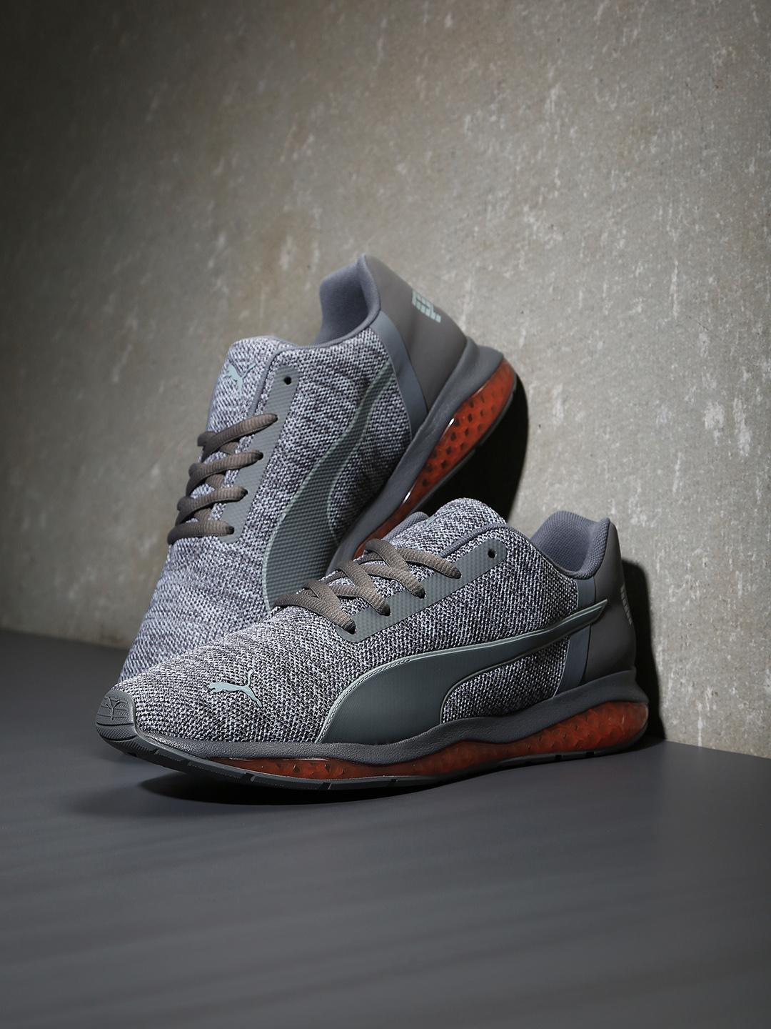 Buy Puma Men Grey Cell Ultimate Knit Running Shoes Sports Shoes