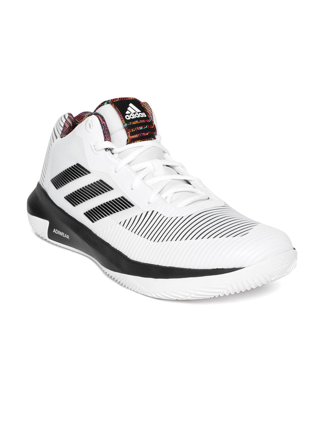 derrick rose shoes black and white