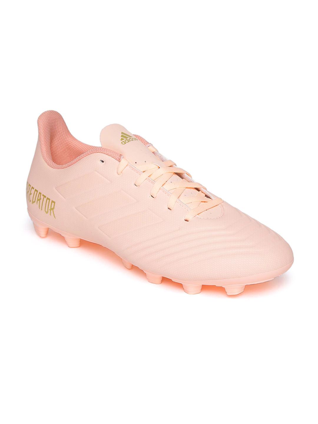 Buy ADIDAS Men Peach-Coloured Predator 18.4 Flexible Ground Boots