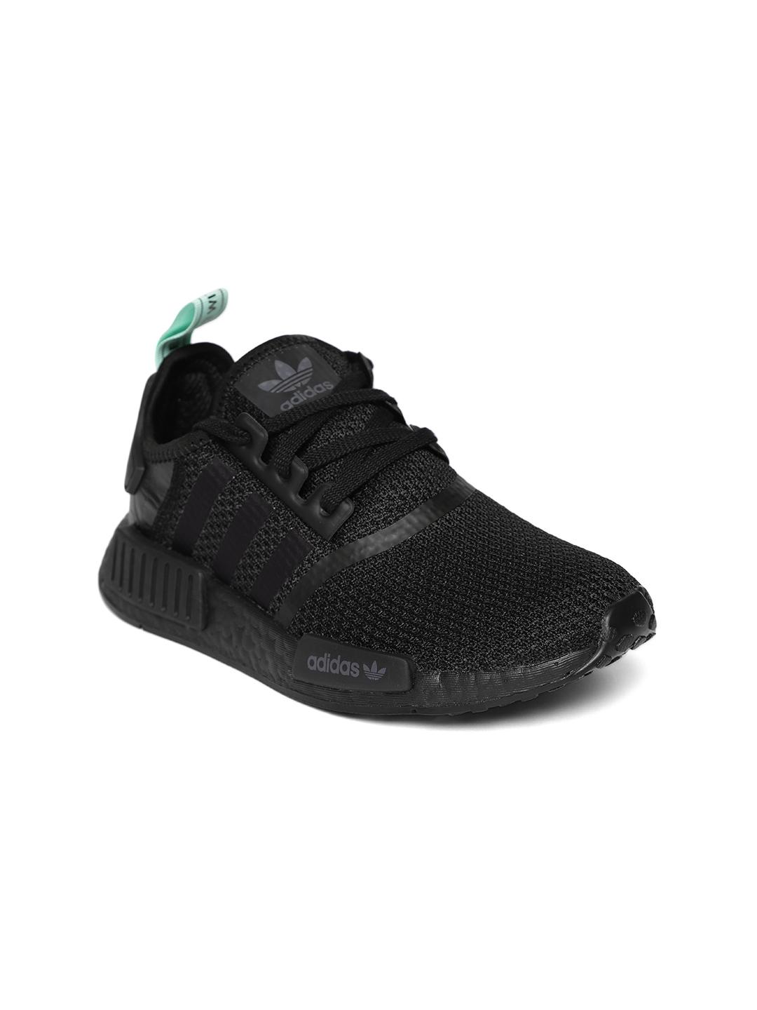 Buy ADIDAS Originals Women Black NMD_R1 Woven Design Sneakers