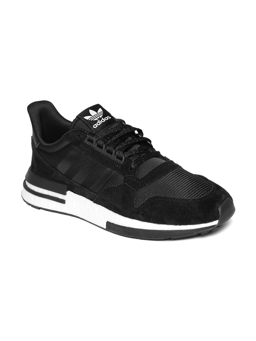 Buy ADIDAS Originals Men Black ZX 500 RM Suede Sneakers - Casual