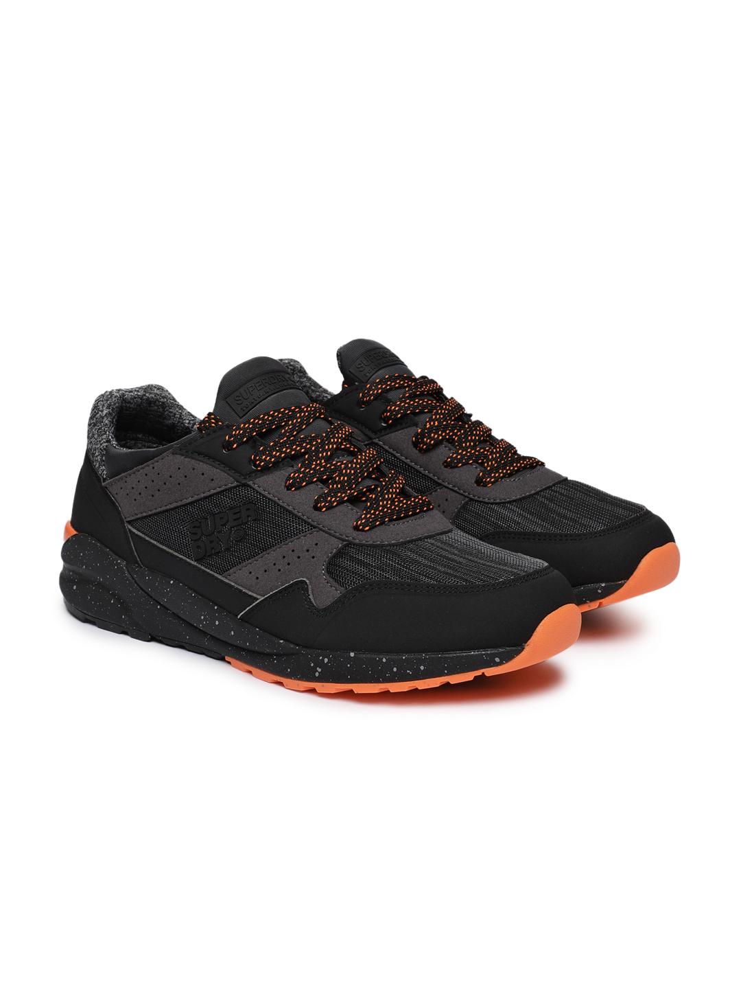 Buy Superdry Men Black Orange STREET RUNNER Running Shoes