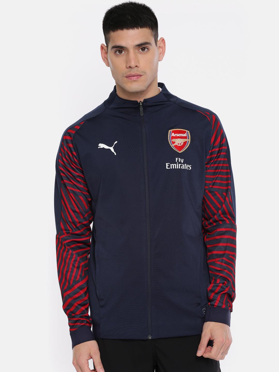 Buy Puma Men Navy Blue Solid Arsenal FC STADIUM with sponsor L