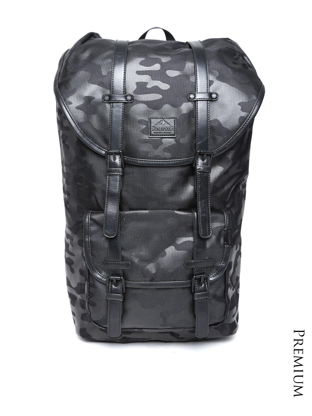 Buy Steve Madden Men Black Backpack - Backpacks for Men  display picture 1