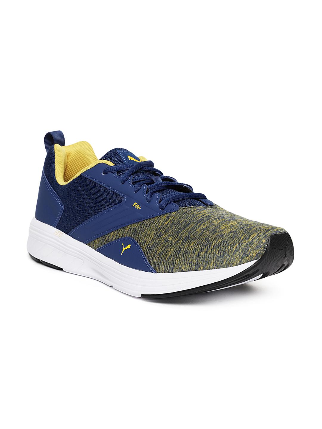 Buy Puma Unisex Blue Yellow NRGY Comet Running Shoes Sports