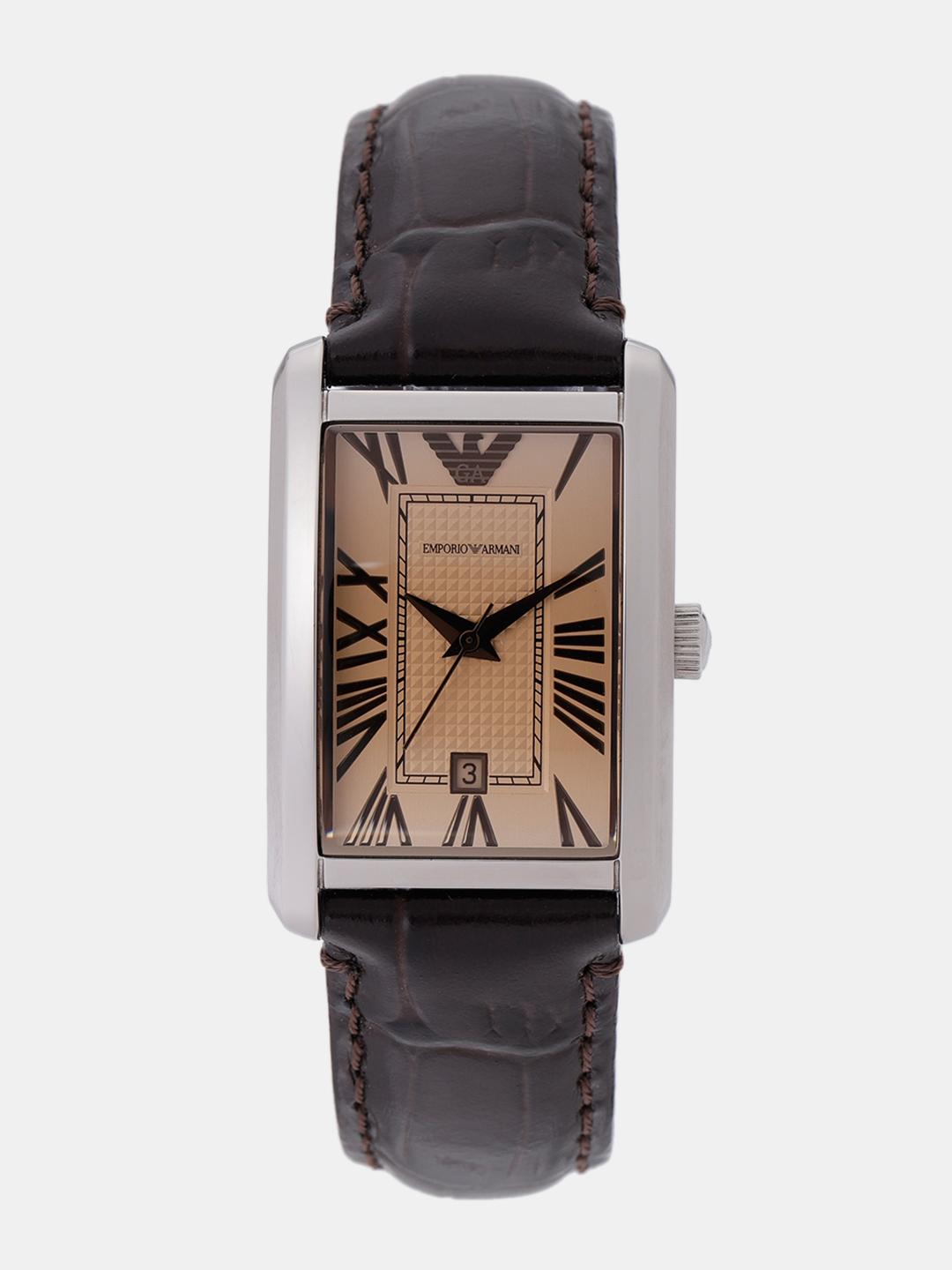 Buy Emporio Armani Unisex Gold-Toned Analogue Watch AR9103