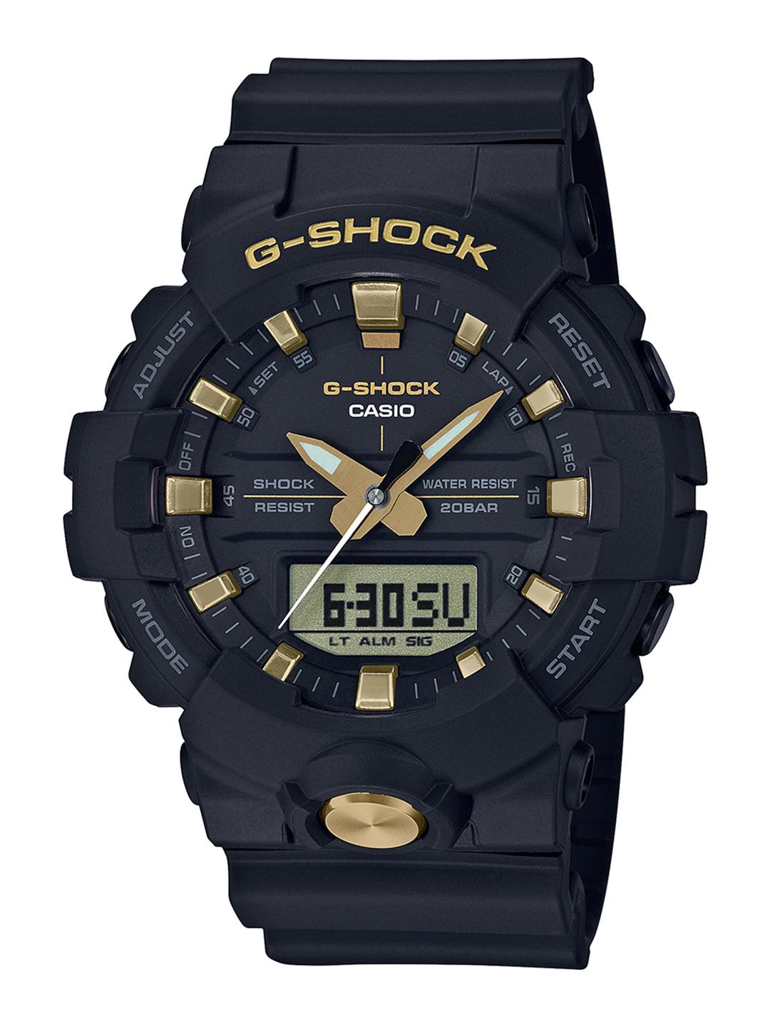 Buy CASIO G-Shock Men Black Dial Extra Large-Combination Watch GA