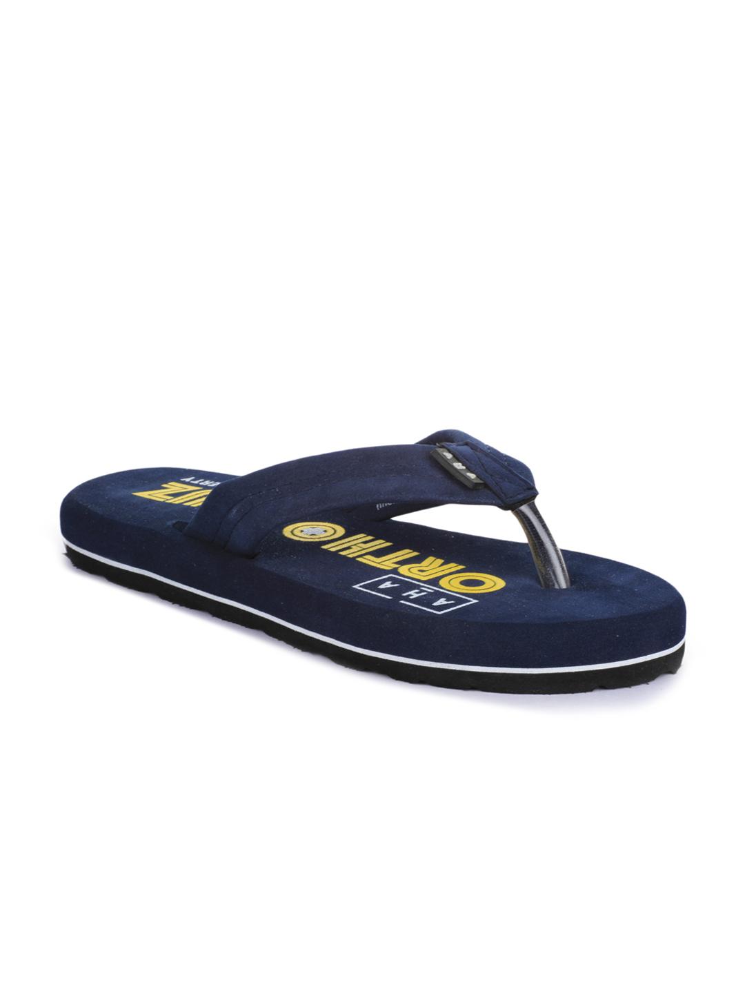 Buy Liberty Men Blue Solid Room Slippers Flip Flops for Men