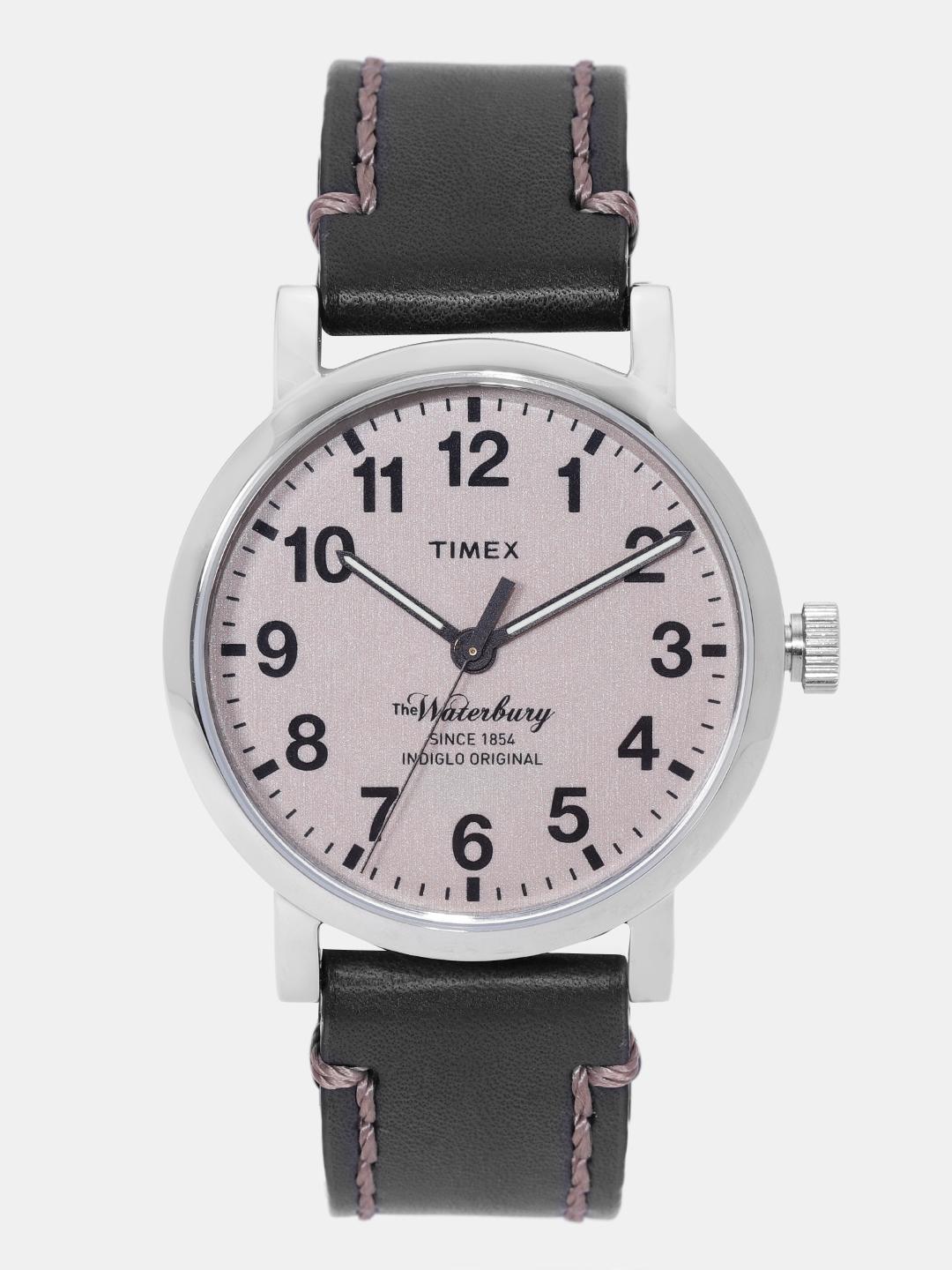 Buy Timex The Waterbury Men Beige Analogue Watch TW2P58800_OR