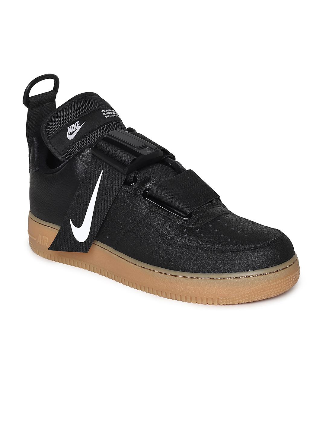 Buy Nike Men Black Air Force Utility Sneakers Casual Shoes for