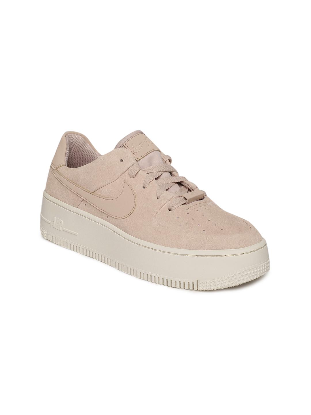 Buy Nike Beige Women Air Force Sage Low Sneakers Casual Shoes