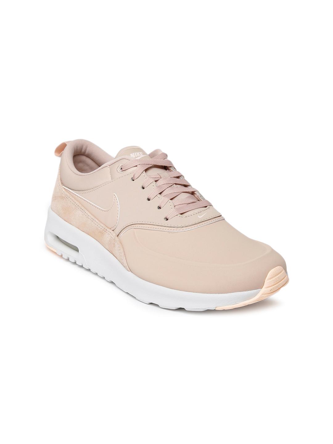 Buy Nike Women's Beige Air Max Thea Premium Sneakers Casual