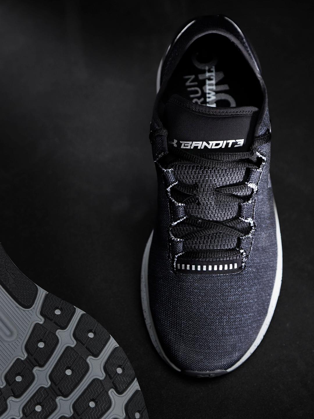 Buy Under Armour Men Charcoal Grey Charged Bandit Running Shoes