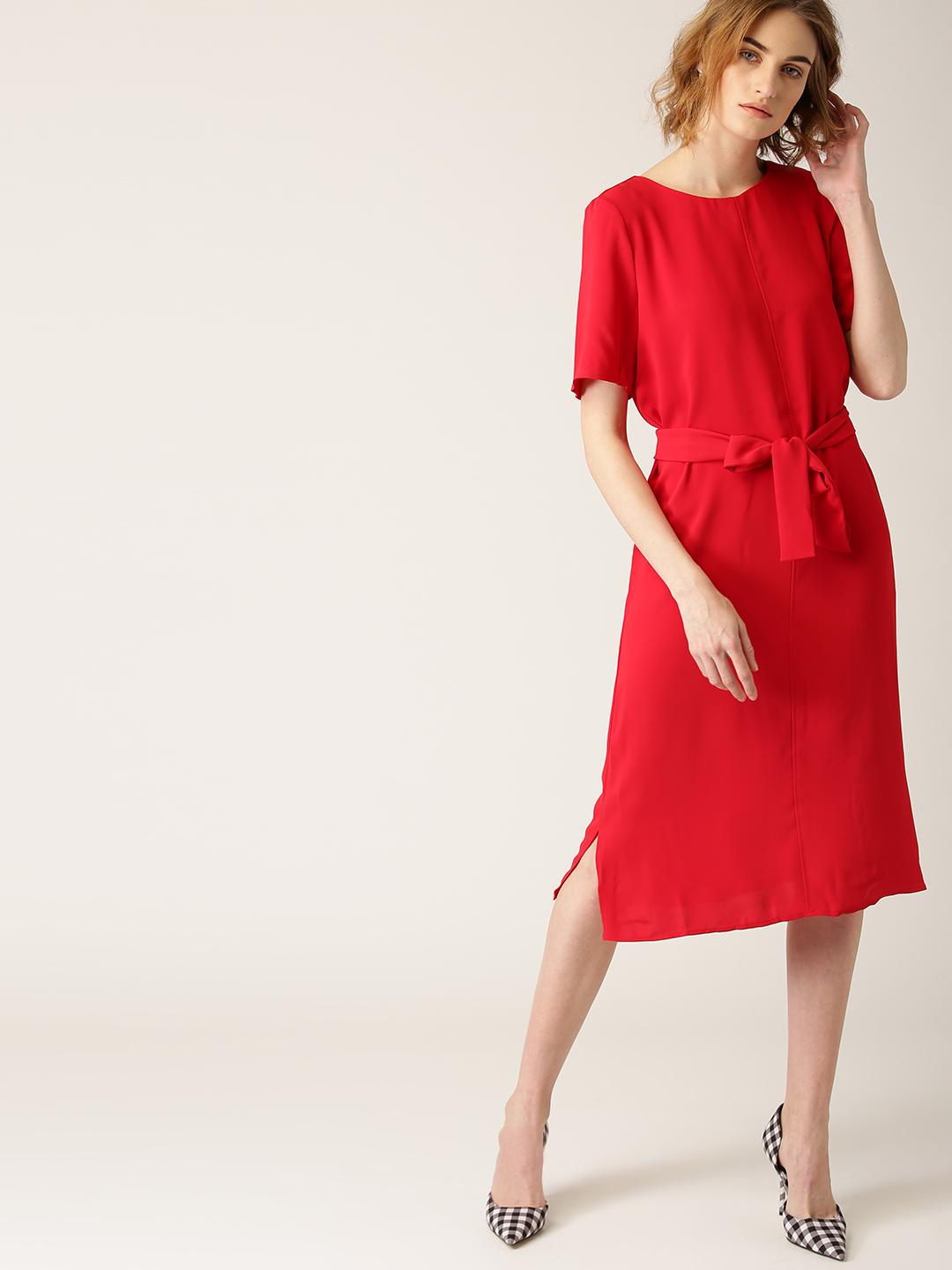 esprit red dress Esprit Red Rope Dress