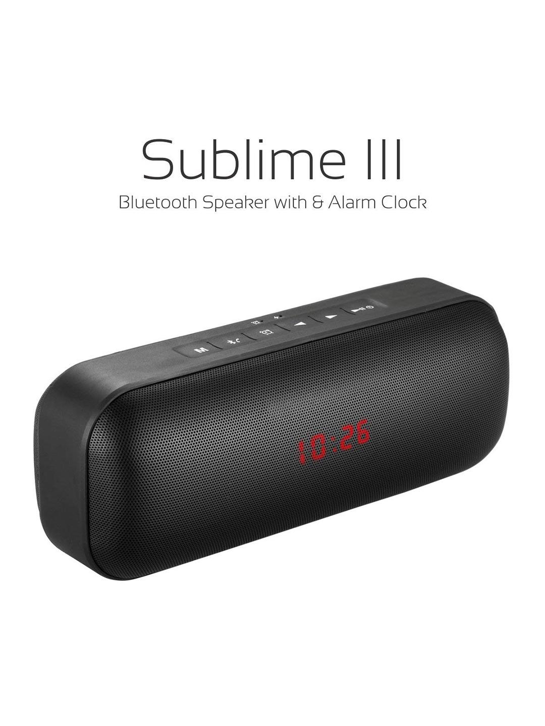 Buy Portronics Black Sublime III Portable Bluetooth Stereo Speaker