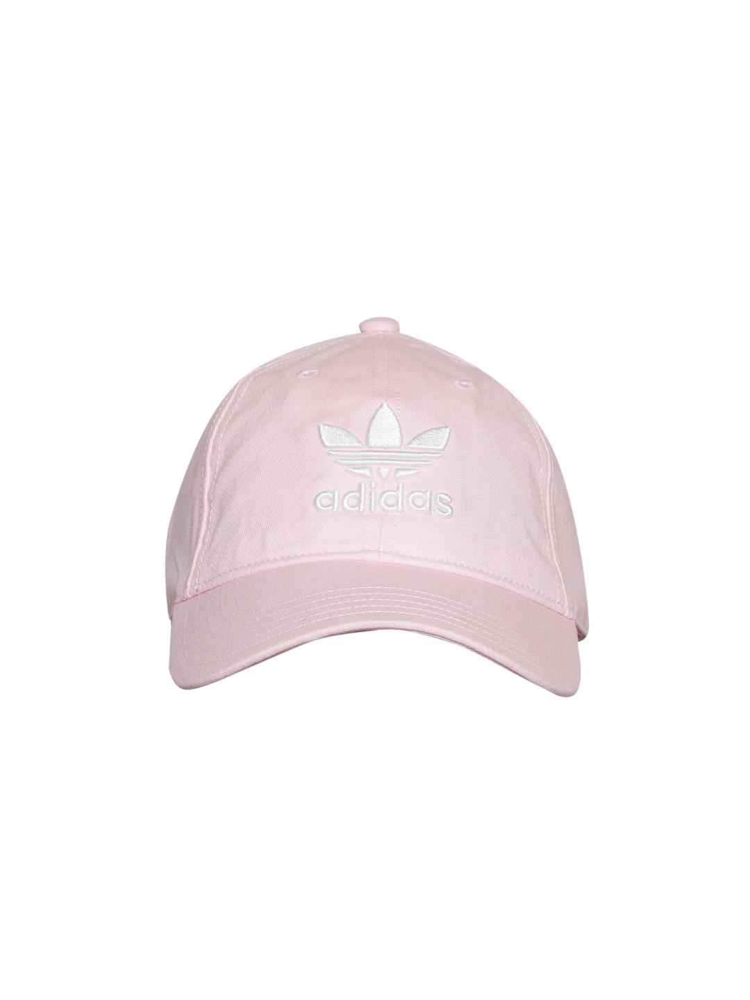 Buy ADIDAS Originals Unisex Pink Trefoil Embroidered Baseball Cap