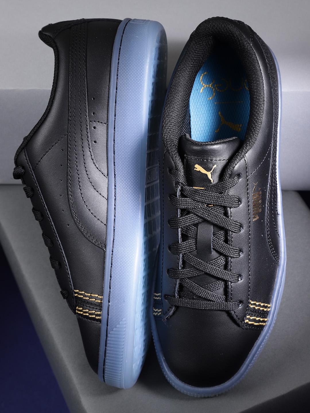 Puma Sneakers Puma One8 Basket Classic Buy Puma Unisex Black Basket Classic  One8 Sneakers Casual Shoes