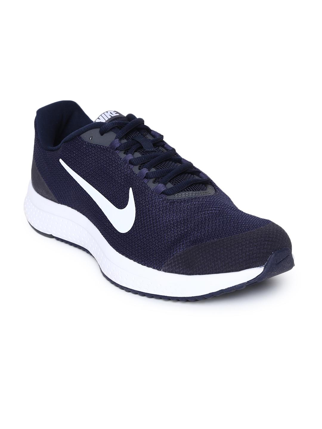 nike runallday navy blue running shoes