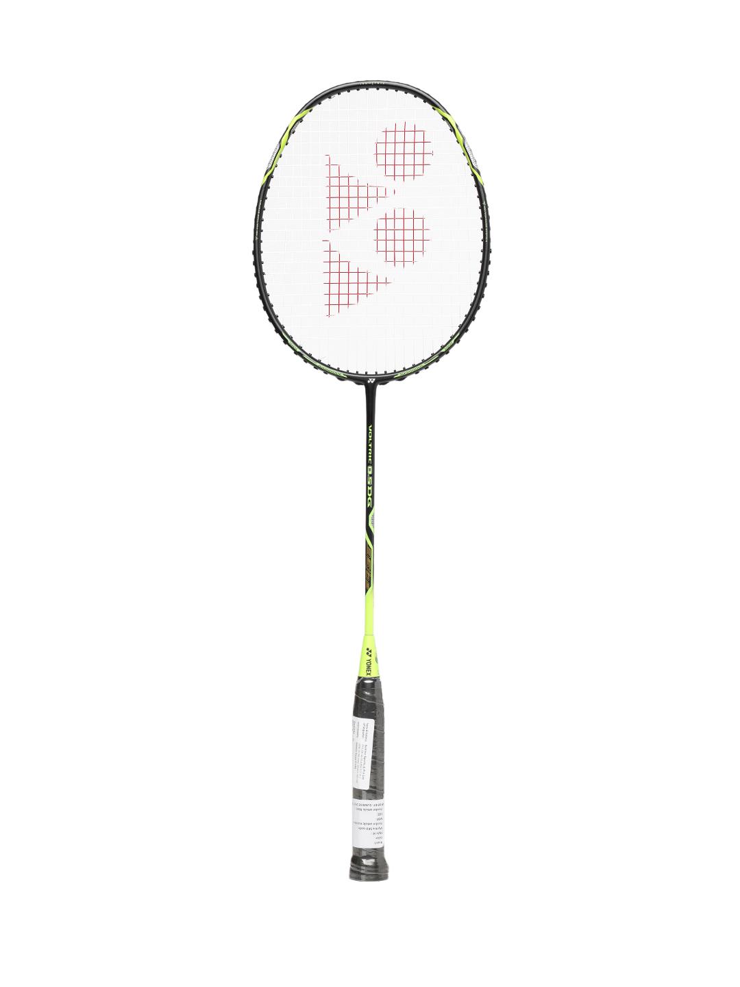 Buy YONEX Unisex Black & Yellow Voltric 0.5 DG Badminton Racquets