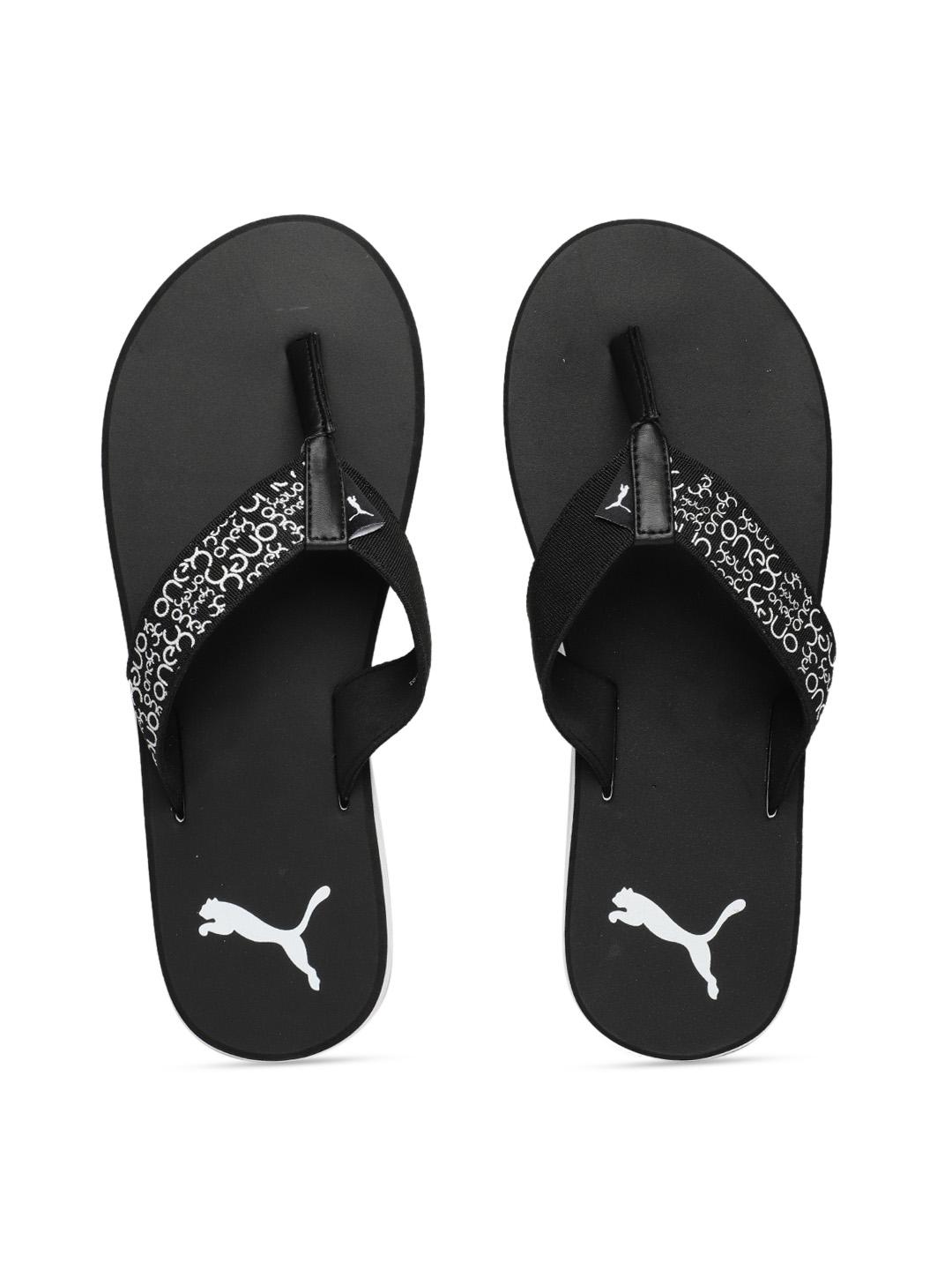Buy Puma Men Black Printed Breeze One8 IDP Thong Flip-Flops Flip