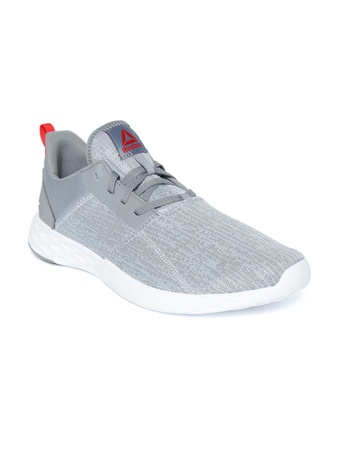 Buy Reebok Men Grey Astroride Strike Woven Design Running Shoes