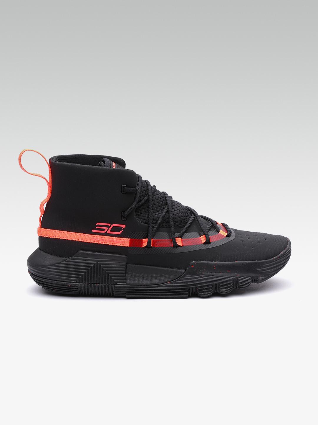 Buy UNDER ARMOUR Men Black SC 3ZER0 II Basketball Shoes - Sports