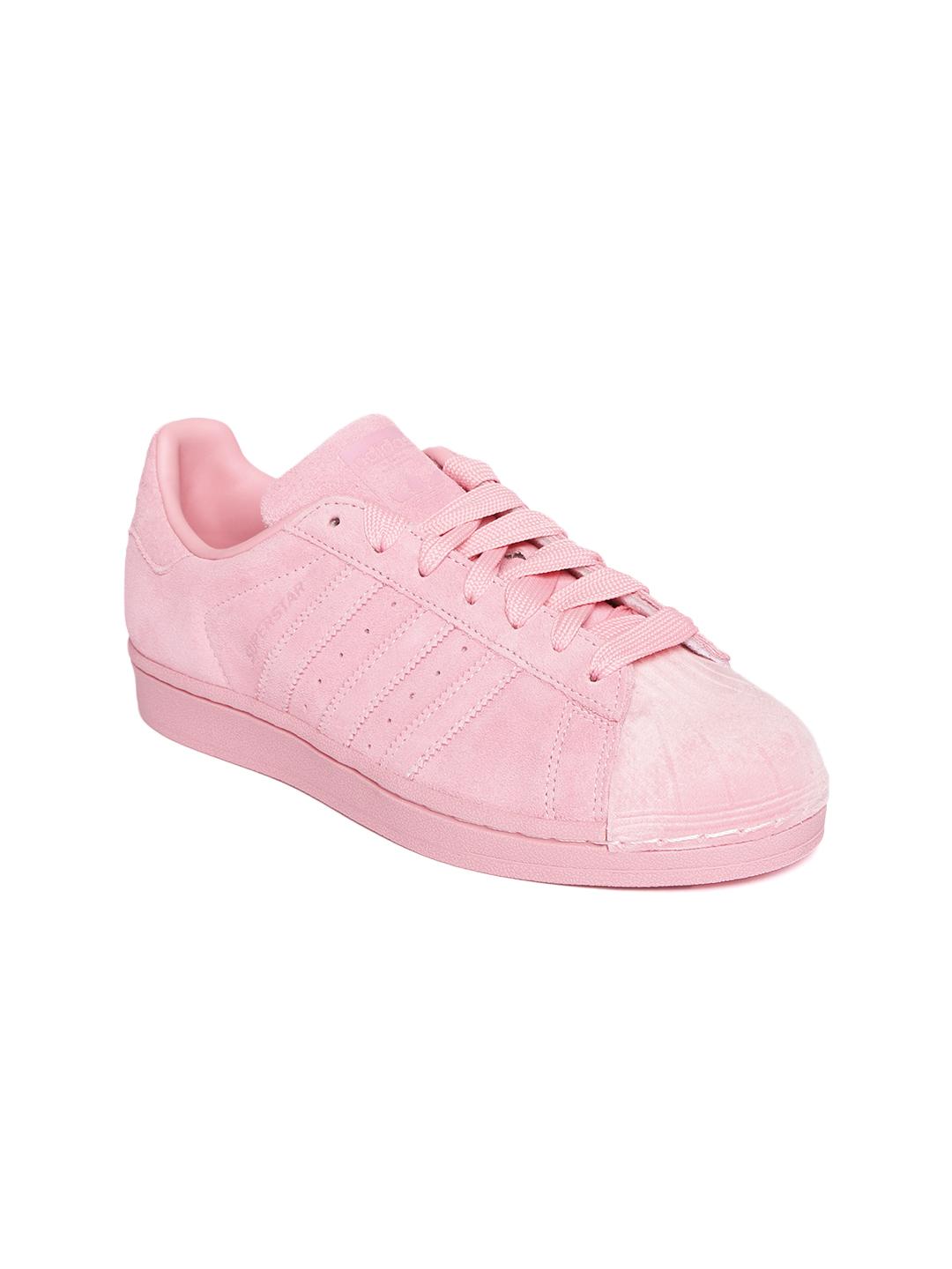Buy ADIDAS Originals Women Pink Superstar Leather Sneakers