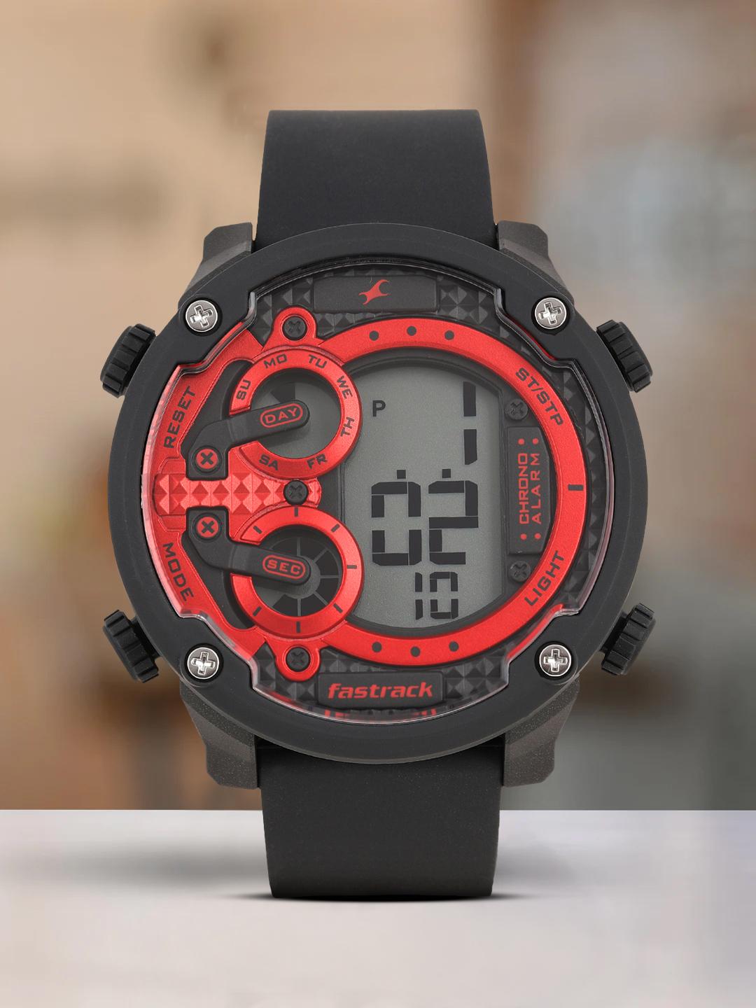 Buy Fastrack Men Red Digital Watch 38045PP01 Watches for Men