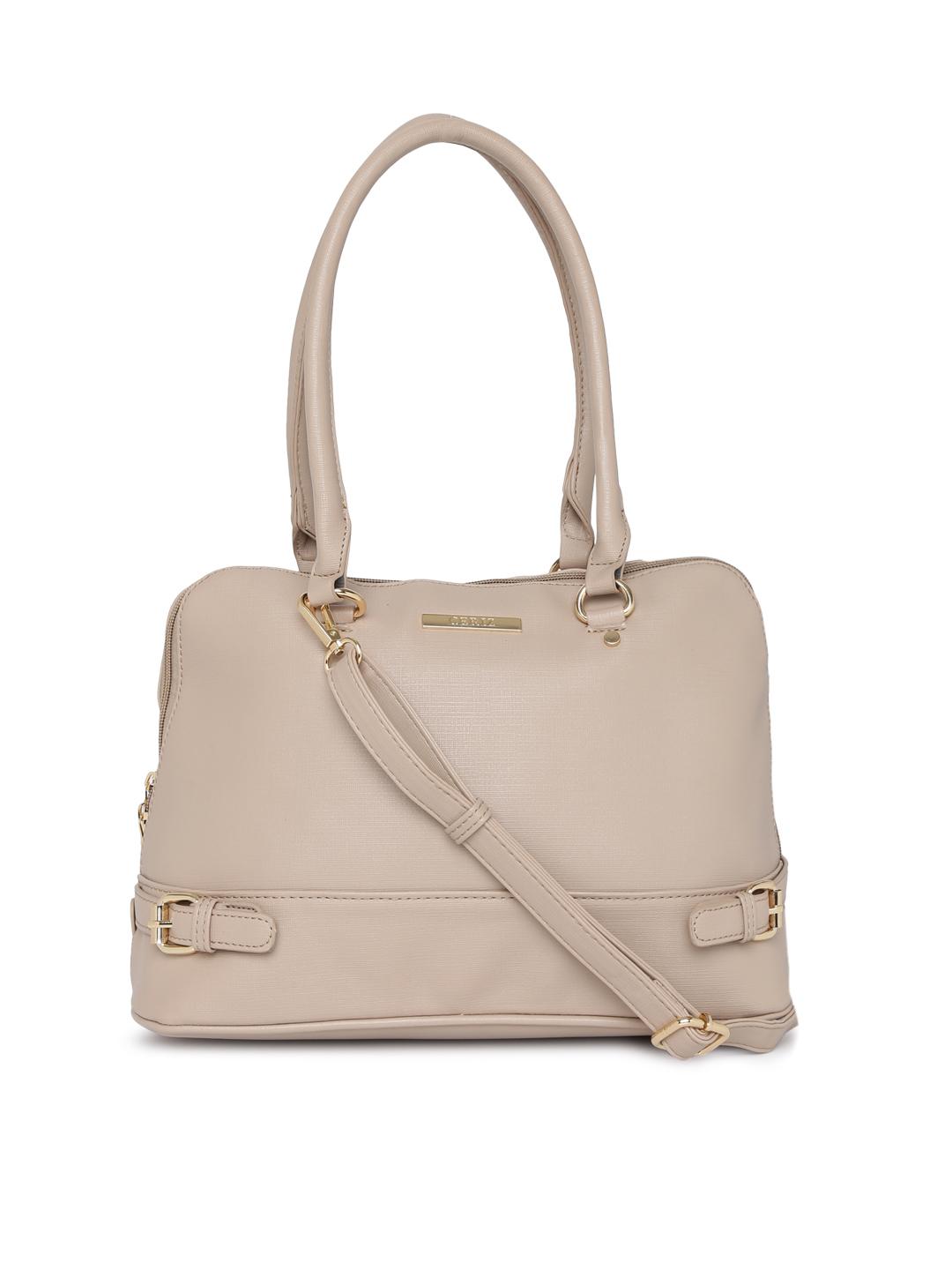 Buy CERIZ Beige Solid Shoulder Bag Handbags for Women 8803557 - Main Image