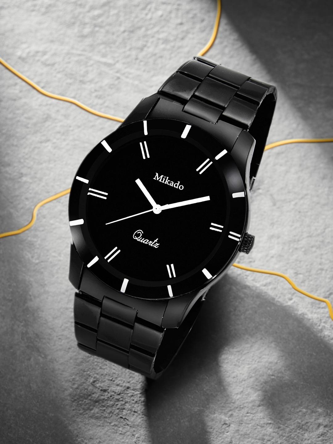 Buy Mikado Men Black Analogue Watch 669 Watches for Men 9235939