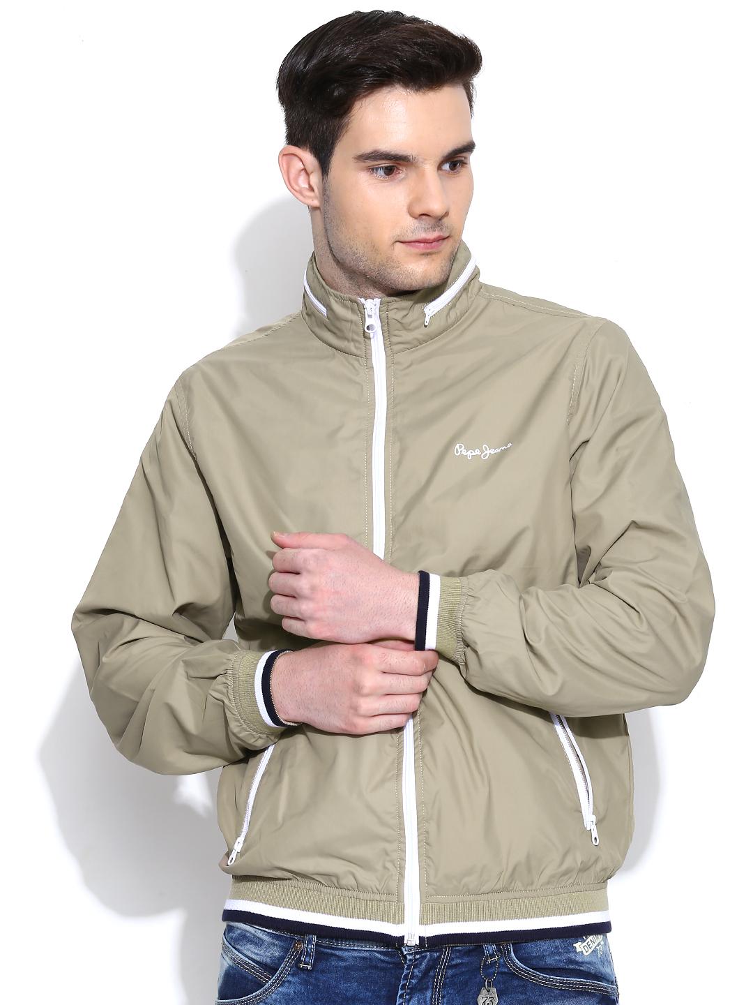 Buy Pepe Jeans Beige Wind Cheater Jacket - Jackets for Men 958542