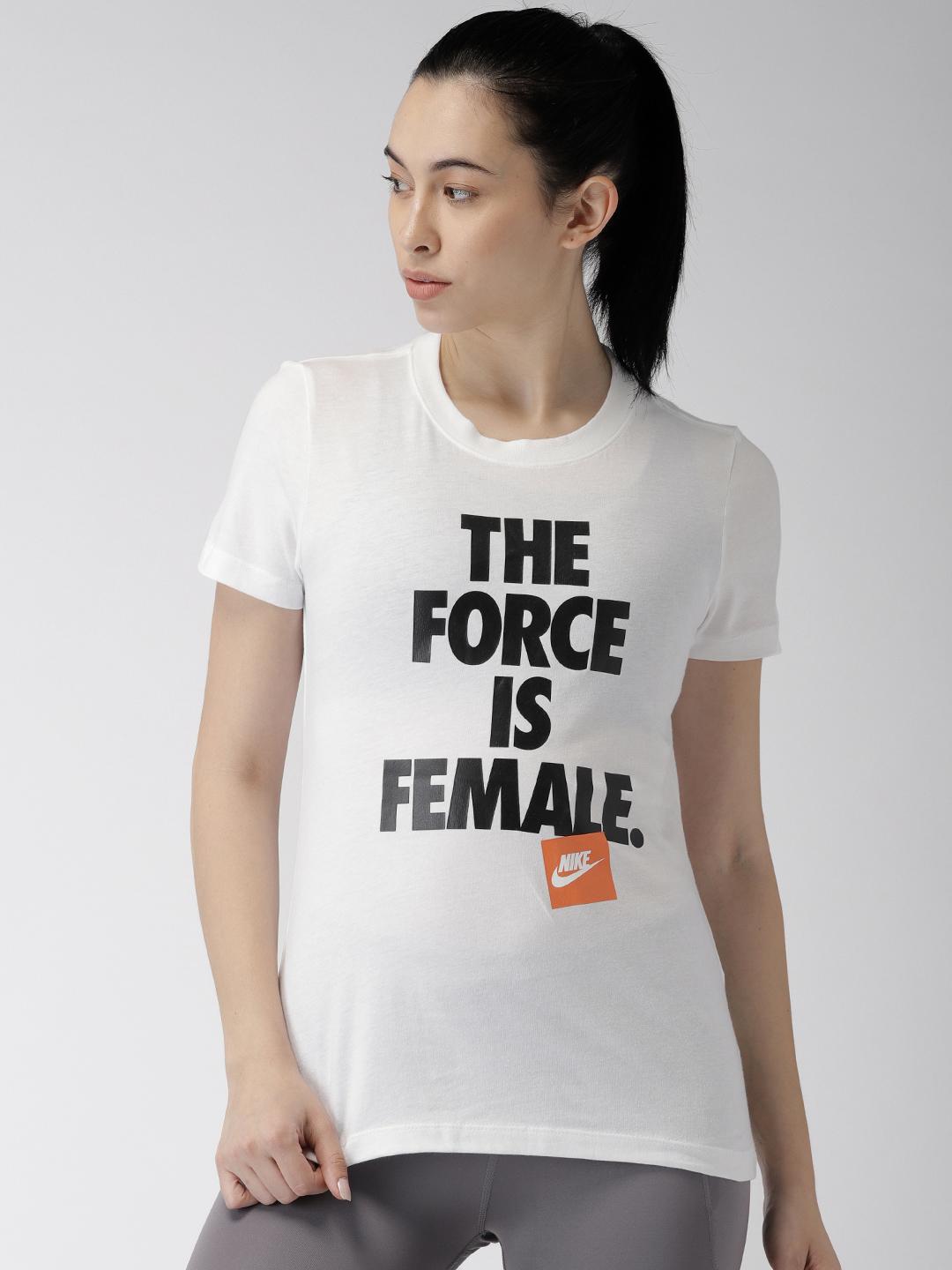 nike force is female shirt