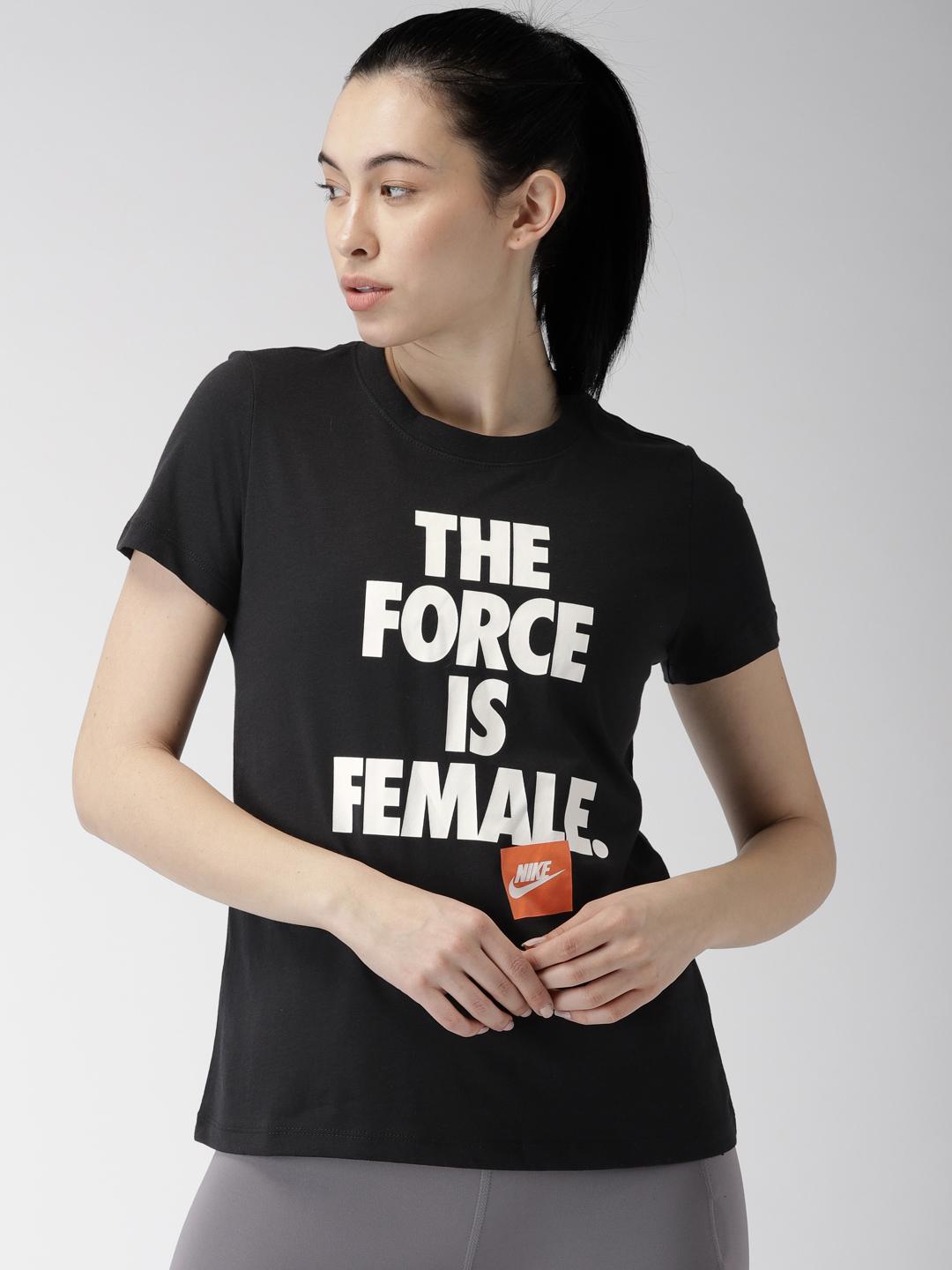 nike force is female shirt
