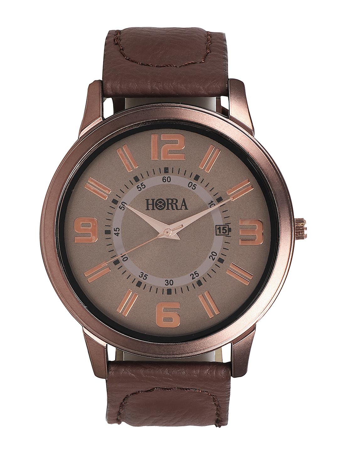 Buy HORRA Men Brown Analogue Watch AGP05SR3MSNO Watches for Men
