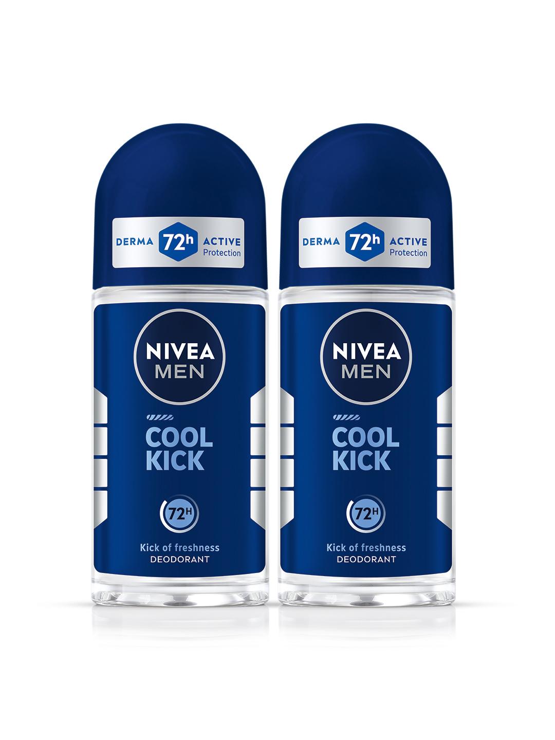 Nivea Men Cool Kick Roll-On Deodorant Set of 2 Pack of 2 - Image 1